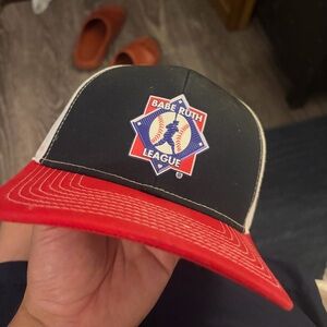 Babe Ruth League Trucker Hat - Blue & Red